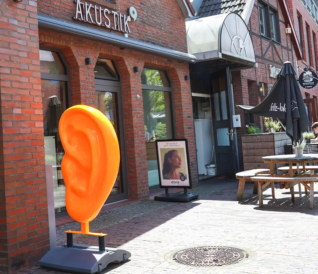 Außenwerbung: Passantenstopper 