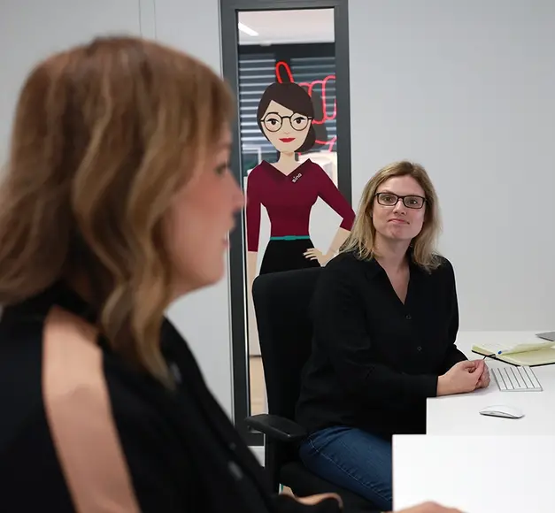 Jessica Bilz und Stephanie Walter